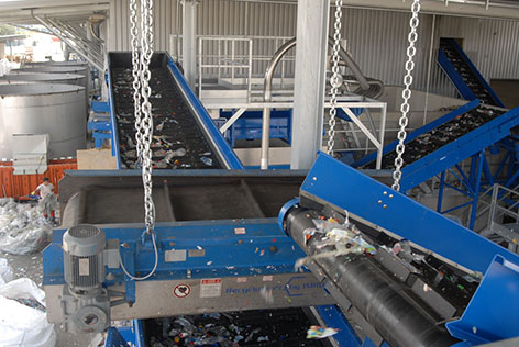 TDS separated waste final sorting lines 