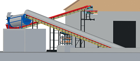 Belt conveyors for industry, undercarriages dopravnik_pro_prumysl_16